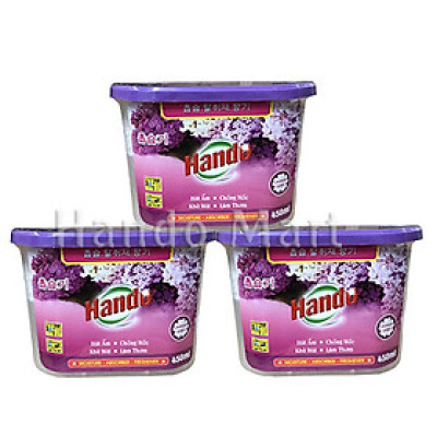 Combo 3 Hộp Hút Ẩm Khử Mùi Nấm Mốc Hương Lavender 450Ml