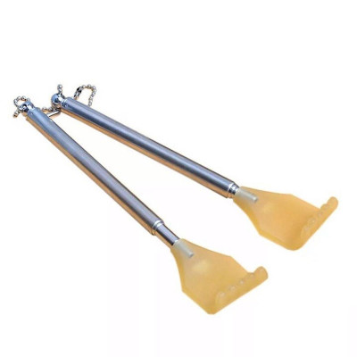 [HCM]Cây Gãi Lưng Rút Gọn Tuỳ Chỉnh Chiều Dài Hình Bàn Tay thông minh Cán Inox không gỉ phần Gãi bằng Nhựa cứng Loại tốt (Hàng Nhập Khẩu) (Xả Kho)