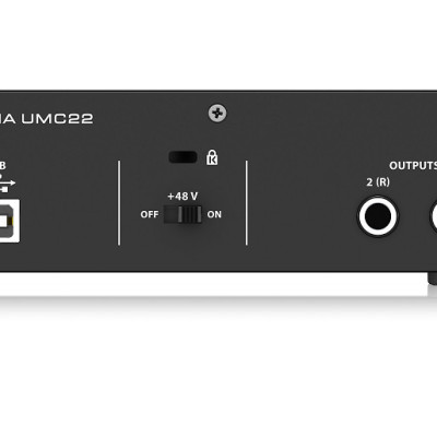 Soundcard thu âm Behringer U-Phoria UMC22 -USB Audio Interface-Hàng Chính Hãng