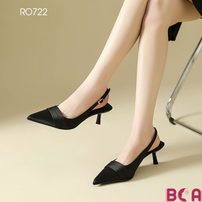 [STYLE XỊN]  Giày Công Sở Nữ Style Mới Cao Gót 6p RO722 ROSATA tại BCASHOP - Sang - Xịn - Êm - Tôn Chân - Tôn Dáng