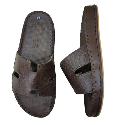 Dép Nam Quai Ngang Da Bò Thật TiTi ĐÔ Cao Cấp DNA2209