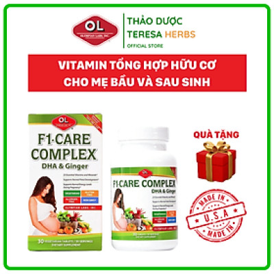 Viên uống Vitamin tổng hợp cho bà bầu F1-Care Complex Olympian Labs