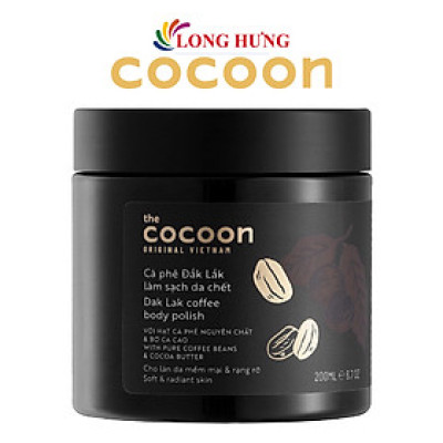 Tẩy tế bào chết cơ thể cà phê Đắk Lắk Cocoon làm sạch da chết cơ thể (200ml/600ml) - Hàng chính hãng