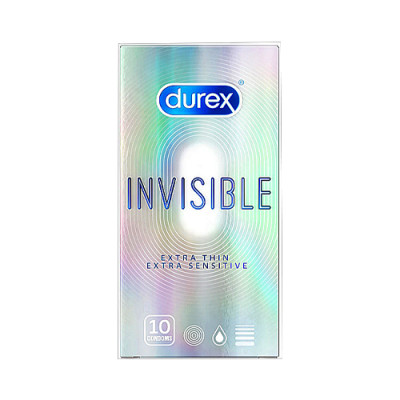 Bcs Durex Invisible Extra Sensitive - 10s - Siêu Mỏng - Nhập Khẩu Thái Lan