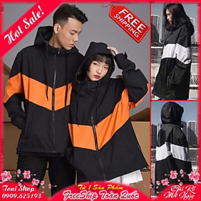 ÁO KHOÁC DÙ Chữ V (M288 - Dù 2 Lớp)