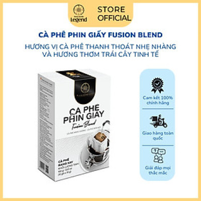 Cà Phê Phin Giấy Trung Nguyên Legend Fusion Blend – Hộp 10 gói - Hương Trái Cây Độc Đáo