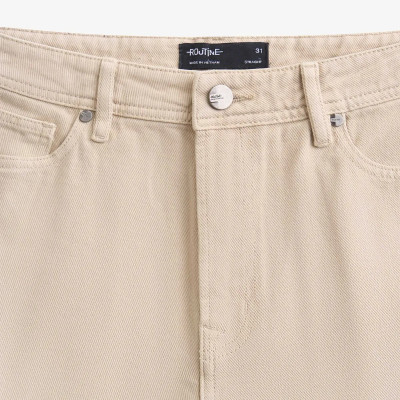 Quần Jean Nam ROUTINE Trơn Form Straight (form suông) - 10S24DPA002 | LATORE MENSWEAR