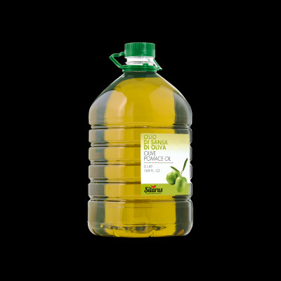 Dầu Olive POMACE Silarus 5 Lít dùng chiên rán, nấu ăn hằng ngày, giảm chất béo có hại - thương hiệu Silarus nhập khẩu từ Ý