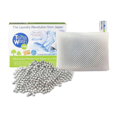 Túi giặt quần áo thay thế bột giặt Magie Terra Wash +Mg - Công nghệ Nhật Bản Hộp 125gr 