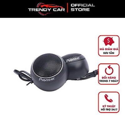 Bộ 2 Loa Treble Pioneer TS-T480A 6cm - Loa tép 300 W Max full bộ cho hệ thống loa xe hơi ô tô (Có kèm dây tụ phân tần)