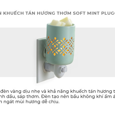Đèn khuếch tán hương thơm Yankee Candle - Soft Mint Pluggable