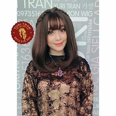 Tóc giả cao cấp chịu nhiệt- tăng lươi chùm tóc- hình thật