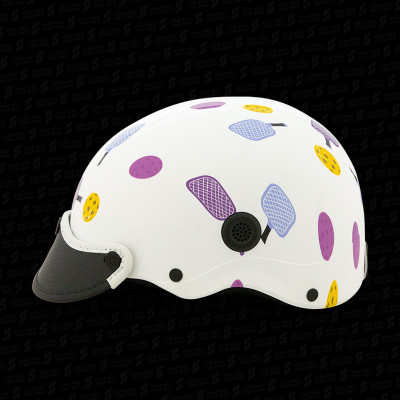 ƯU ĐÃI - Mũ bảo hiểm lỗ thông gió hoa văn chính hãng NÓN SƠN AMP-TR120