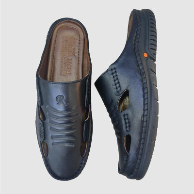 Dép Bít Mũi Nam HÀ NAM Da Bò Thật Cao Cấp GSB20117