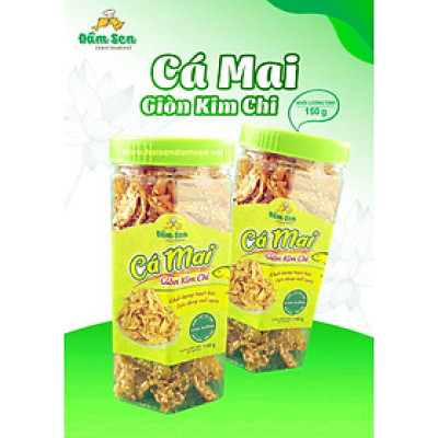 Đặc Sản Bình Thuận  - [Ocop] Cá Mai Giòn Kim Chi - 150G - Ocop 3 Sao