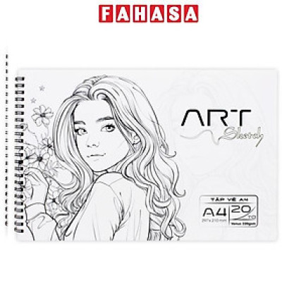 Tập Vẽ Lò Xo Art Sketch A4 - 40 Trang 220gsm - The Sun 02