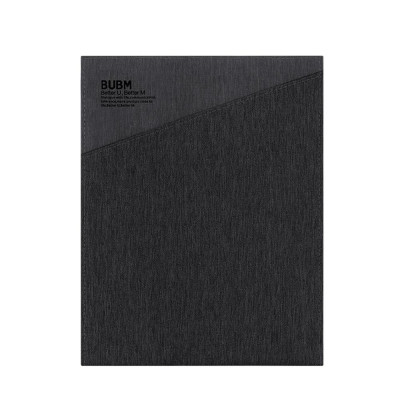 Túi lưu trữ BUBM Tương thích với IPAD Bảo vệ Fluff đơn giản Chống mài mòn Vải chất lượng cao Xám nhạt