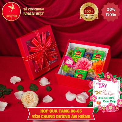 QUÀ TẶNG QUỐC TẾ PHỤ NỮ 8/3 YẾN SÀO NHÂN VIỆT - MẪU 03