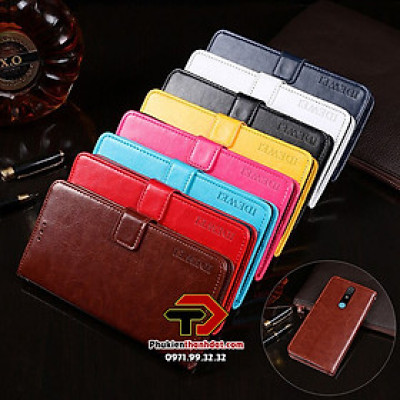 Bao da dạng ví dành cho Nokia 8.3, Nokia 2.4 hiệu Idewei có quai gài và dây đeo - Hàng nhập khẩu