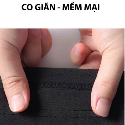 Quần Short Thể Thao Nam From Rộng Nhanh Khô Màu Đen