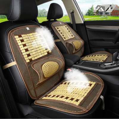 Đệm Lót Ghế Tựa Lưng Trên Xe Ô Tô, Văn Phòng Thẻ Tre Thoáng Khí, Mát Lạnh | Giảm Đau Mỏi Khi Ngồi Lâu