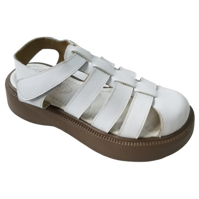 Giày Sandal Nữ Da Bò Thật BIGGBEN Cao 5 phân SDN102