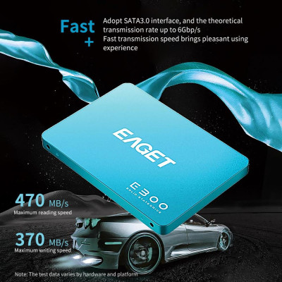 EAGET E300 SSD 2.5inch SATA 3.0 960GB Solid State Drive High Speed Reading Writing SSD for Laptop Desktop Computer
