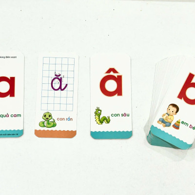 Sách - Flashcard - Bảng Chữ Cái Và Số Đếm - Ndbooks