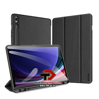Bao da chống sốc có ngăn bút cho SamSung Galaxy Tab S9 FE chính hãng Dux Ducis Domo - Hàng chính hãng