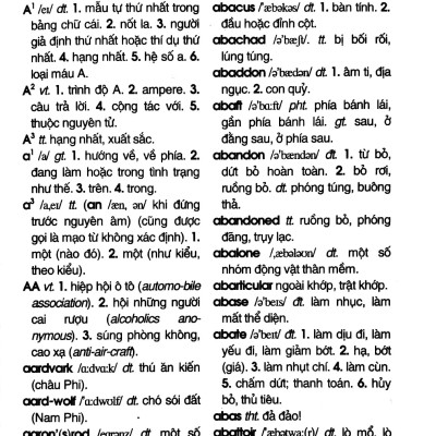 Từ Điển Anh - Việt 110.000 Từ (Tái Bản 2020)