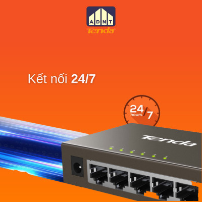 Bộ chia mạng 5 cổng tốc độ 1000Mbps Switch TEG1005D Tenda hàng chính hãng