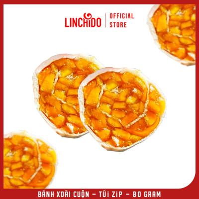 Bánh Xoài Cuộn - Đặc Sản Đồng Tháp - Túi Zip 80 Gram