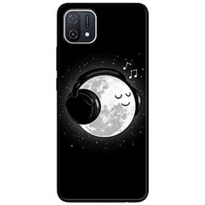 Ốp lưng dành cho Oppo A16K - Oppo A36 / A76 - Oppo Reno 7z 5G - Mặt Trăng Nghe Nhạc