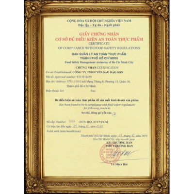 TỔ YẾN RÚT LÔNG - HỘP 100GR - BẢO SƠN TRUE NEST