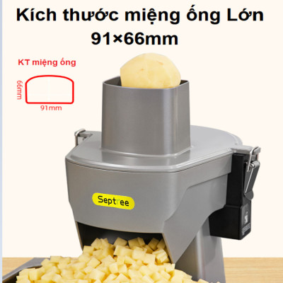 Máy thái rau củ quả đa năng, thái lát, thái sợi, thái hạt lựu thương hiệu Septree GJ817 - Hàng chính hãng