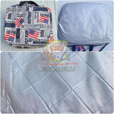 Bạt Phủ Xe Ô Tô Toyota Vios, Altis, Camry, Fortuner, Innova, Yaris, Rush, Hilux, Wigo, Land Cruiser, Cross 3 lớp cao cấp