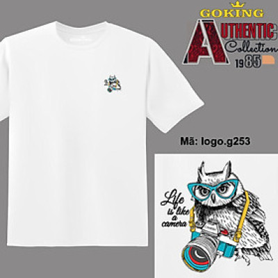 Life is like a camera, mã logo.g253. Áo thun nam nữ in logo đẹp, form unisex. Áo phông GOKING hàng hiệu, quà tặng cao cấp cho gia đình, cặp đôi, lớp nhóm, doanh nghiệp