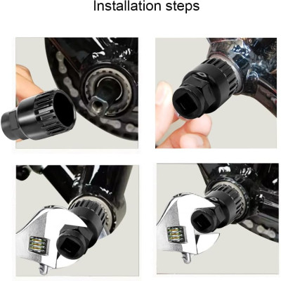 Vam tháo trục giữa xe đạp -cảo trục giữa cốt bông Kiotool 20 răng