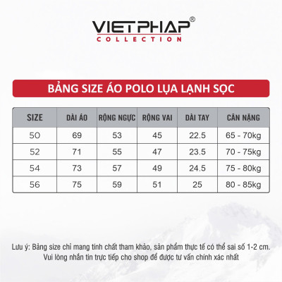 Áo Polo Nam VIỆT PHÁP Form Luxury - Thun Lụa Lạnh, lịch lãm, sang trọng 50065
