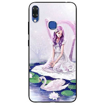 Ốp lưng dành cho Vsmart Joy 1+ mẫu Cô Gái Và Thiên Nga