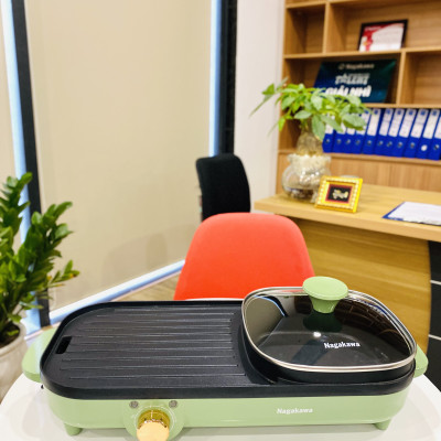 Bếp lẩu nướng điện đa năng Nagakawa NAG3104 (1500W) - Hàng chính hãng