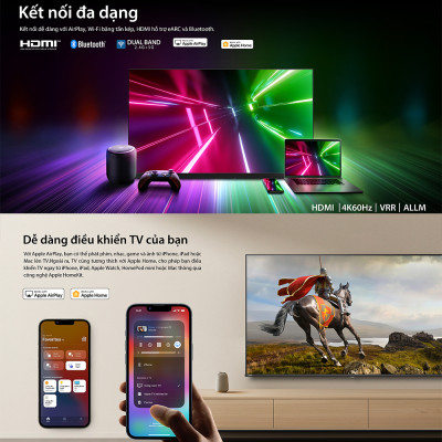 [SP Mới 2025] Smart Tivi Toshiba 65 inch QLED 65M450RP, Giao Hàng Toàn Quốc, Bảo Hành 24 Tháng, Hàng Chính Hãng