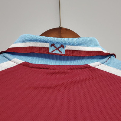 Áo Bóng Đá Retro West Ham United 1999/2001 - Sân Nhà bản cao cấp vải Cotton Polyester