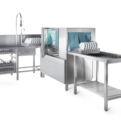 Máy rửa chén băng tải Winterhalter C50 M - Tráng đơn - Hàng Chính Hãng