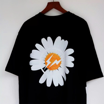 Áo Thun Nữ 100% Cotton In Hình Bông Hoa Form Oversize