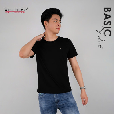 Áo Thun Nam VIỆT PHÁP Form Unisex Chất liệu Cotton co dãn thấm hút mồ hồi tốt 7902