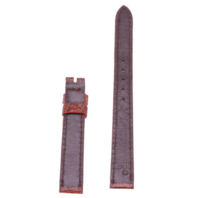 HJ8417-18-19-23 - Dây đồng hồ da đà điểu size 12, 14 màu đen, nâu đất, vàng, nâu đỏ