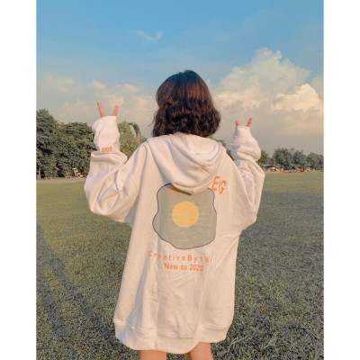 Áo Khoác Hoodie Nỉ Ngoại EGG 2 Màu ( kèm ảnh thật )
