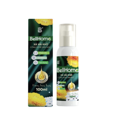 Xả Vải Khô Công Nghệ Sinh Học Bell Home Xanh Lá Hương Sang Trọng 100ml