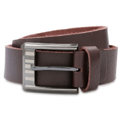 HJ4103 - Dây nịt nam Huy Hoàng 1 lớp 4P màu nâu